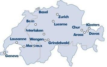 Swiss Language map
